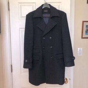 Hockerty Bespoke former T4L Tailor 4 Less Custom Double-Breasted Overcoat sz M